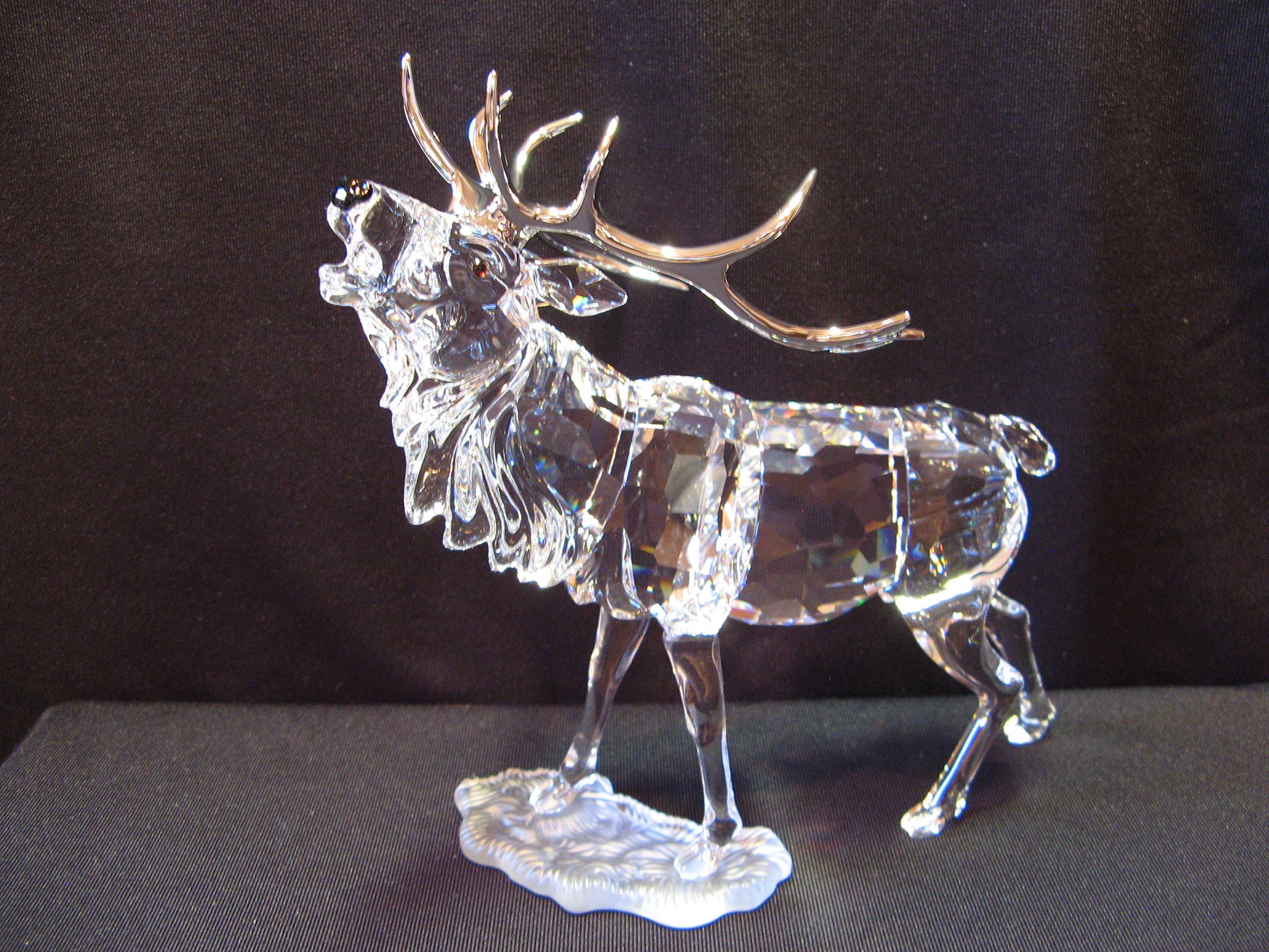 Swarovski Stag 291431 Crystal Figurine Animal Clear : Amazon.co.uk